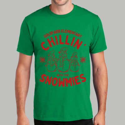 Adult T-Shirt - Spring - Chillin With The Snowmies Red Thumbnail