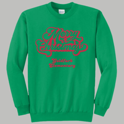 Adult Crewneck - Spring - Merry Christmas Red Thumbnail