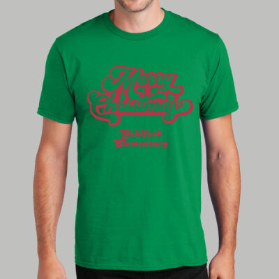 Adult T-Shirt - Spring - Merry Christmas Red Thumbnail