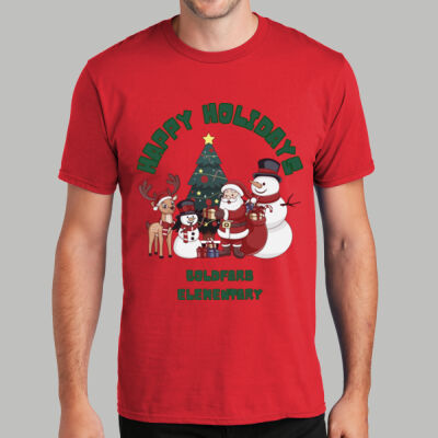 Adult T-Shirt - Spring - Merry Christmas Green Thumbnail